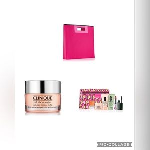 Clinique Beauty Bundle with 7 products, cosmetic bag and tote